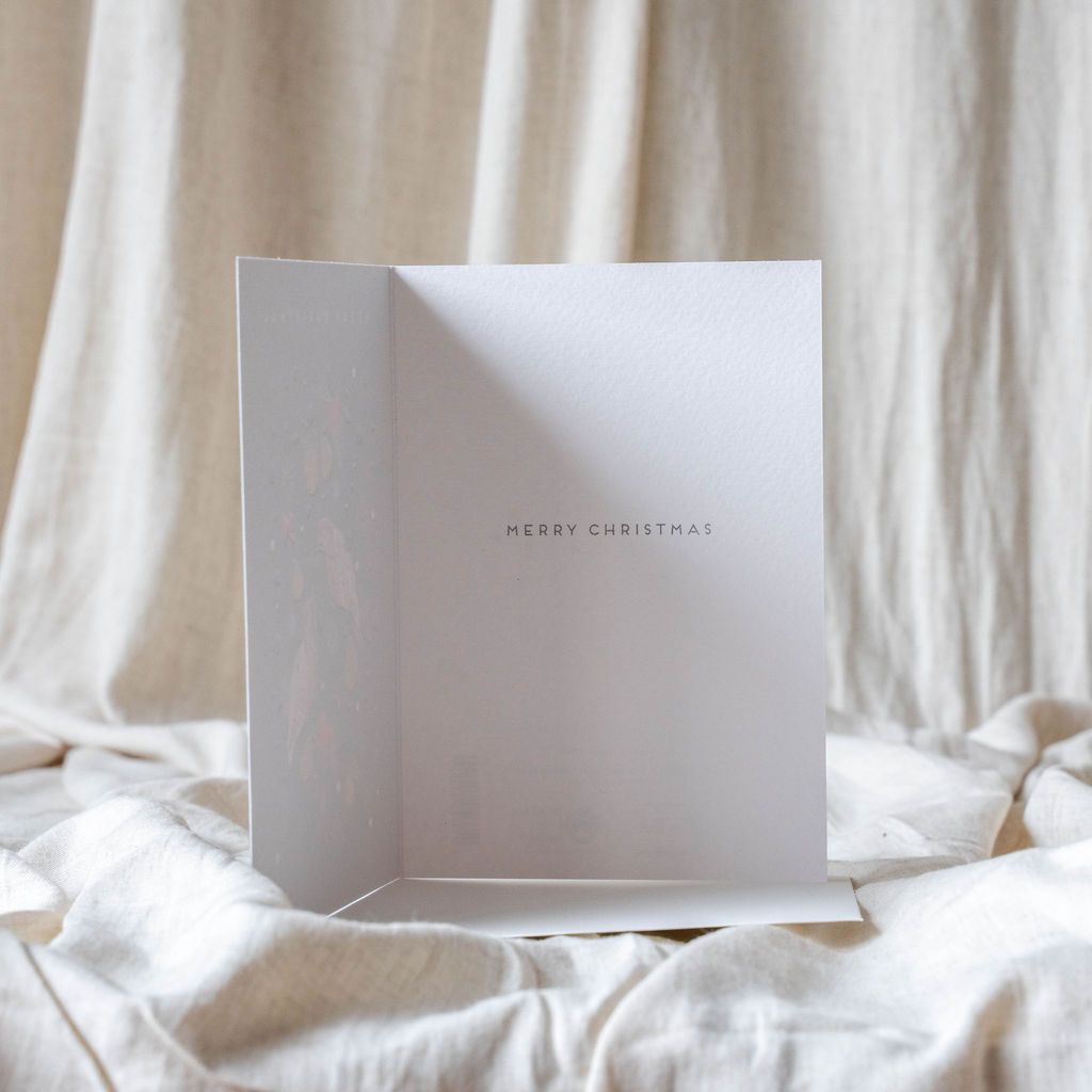 Carte de vœux « Perdrix dans un poirier »