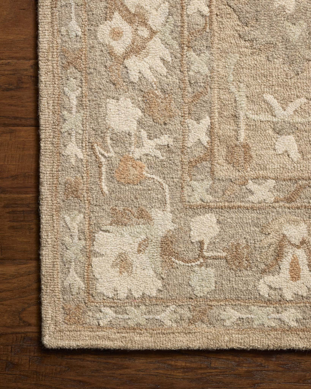 Tapis Chris Loves Julia x Loloi Dorothea kaki/gris colombe