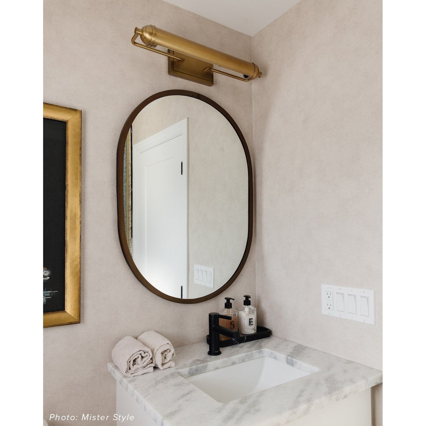 Applique murale Devon - Grand modèle/Laiton