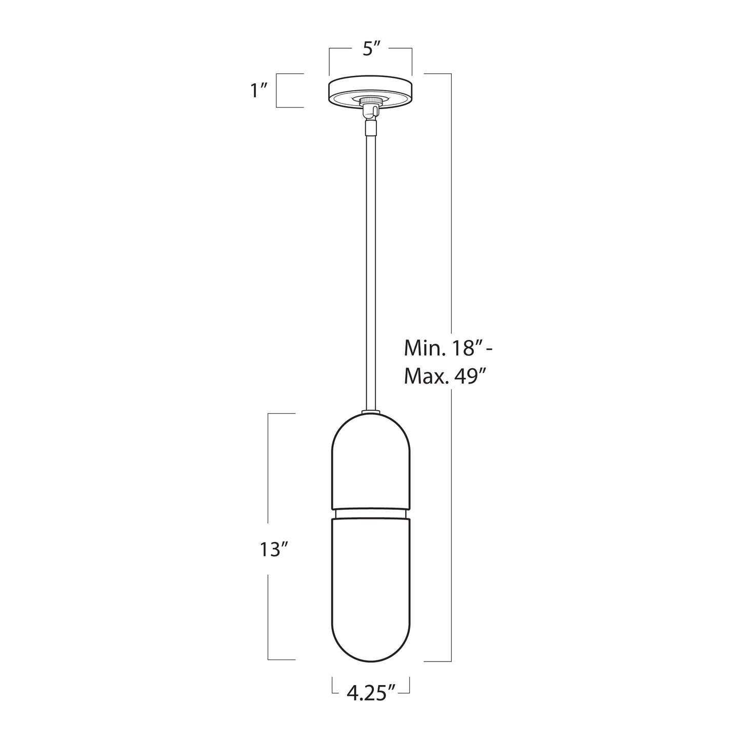 Suspension de salon - Bronze huilé