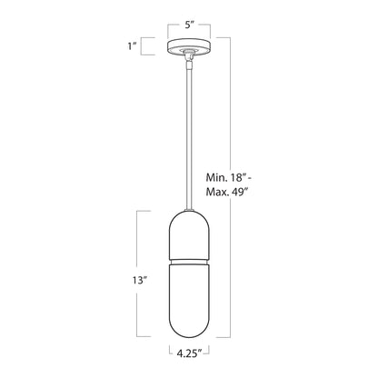 Suspension de salon - Bronze huilé