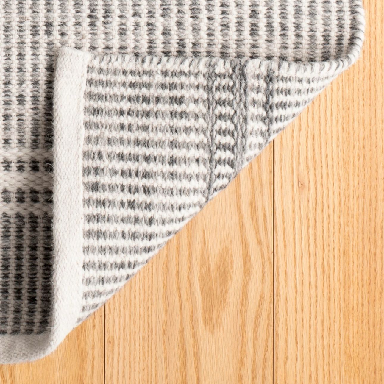 TAPIS EN DÉSTOCKAGE - Tapis en laine tissé à la main gris Malte - 244 x 305 cm