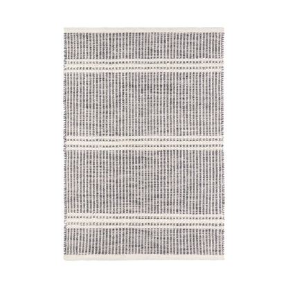 TAPIS EN DÉSTOCKAGE - Tapis en laine tissé à la main gris Malte - 244 x 305 cm