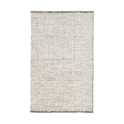 TAPIS EN DÉSTOCKAGE - Tapis en laine tissé main Network noir - 2,44 m x 3,05 m