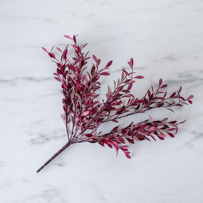 Faux bruyère bordeaux