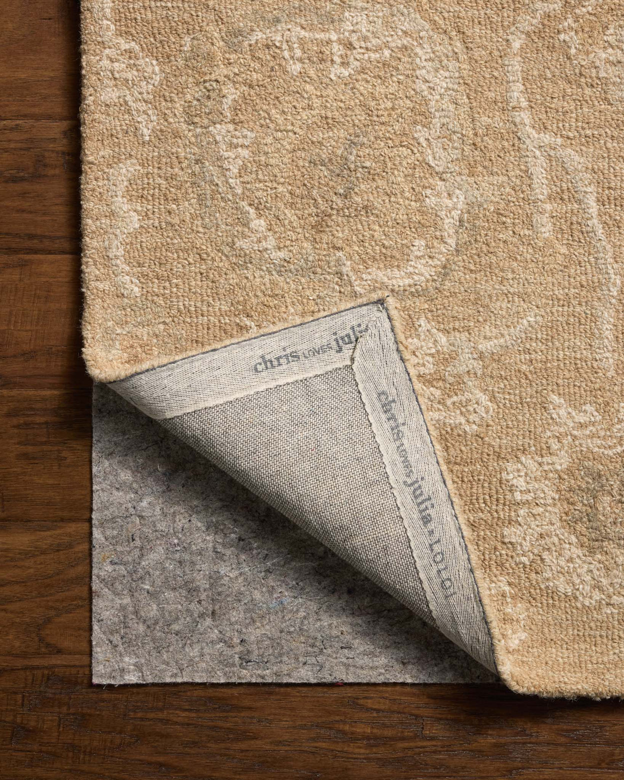 Tapis Chris Loves Julia x Loloi Dorothea Sable / Galets