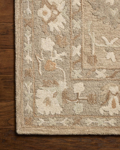 Tapis Chris Loves Julia x Loloi Dorothea kaki/gris colombe