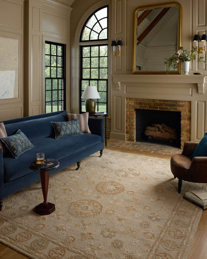 Chris Loves Julia x Loloi Dorothea Dove / Tapis naturel