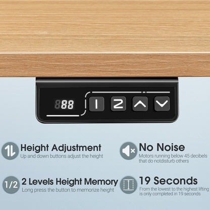 Bureau assis-debout électrique Homall à hauteur réglable