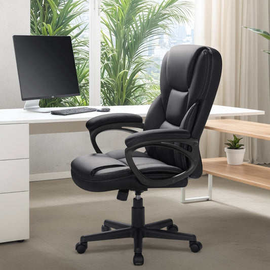 Chaise de bureau Homall à dossier haut, ergonomique, pour cadre supérieur.