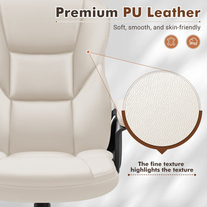 Chaise de bureau Homall à dossier haut, ergonomique, pour cadre supérieur.