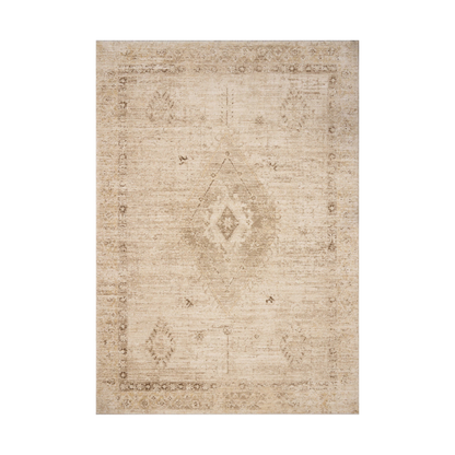 Tapis Chris Loves Julia x Loloi Palma Naturel / Fumé