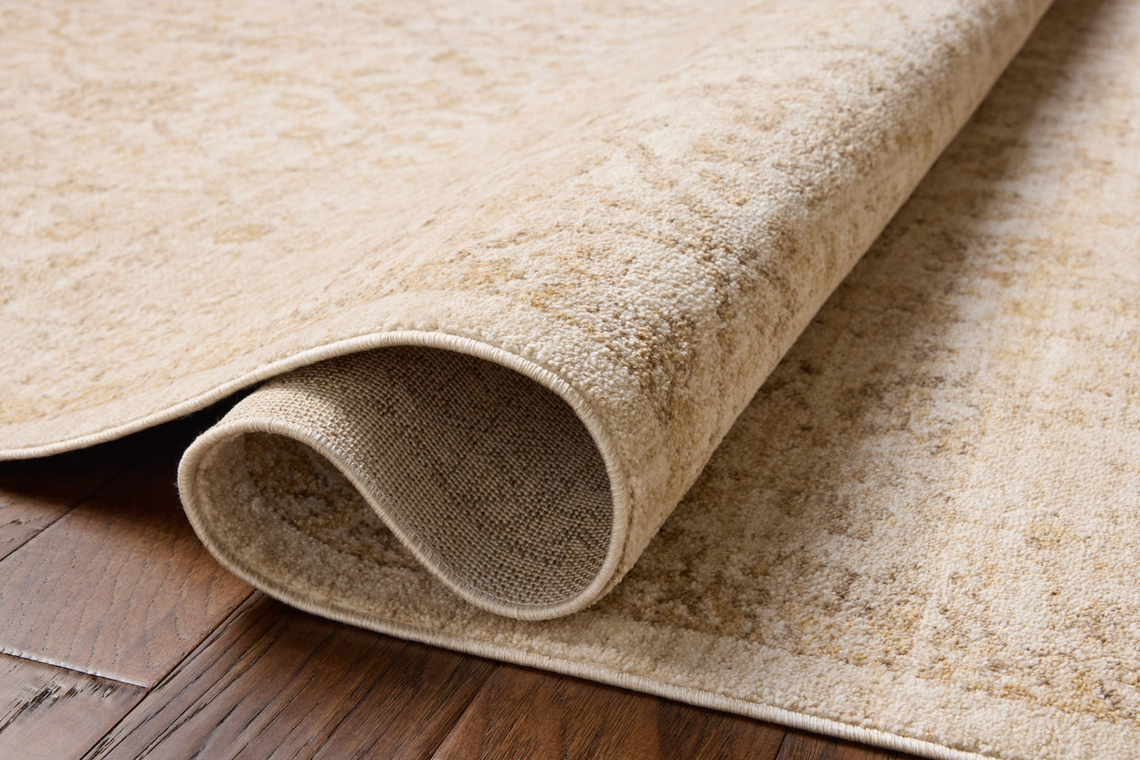 Tapis Chris Loves Julia x Loloi Palma Ivoire / Sable