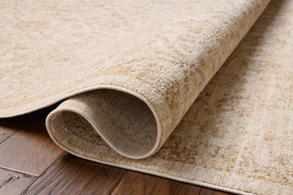 Tapis Chris Loves Julia x Loloi Palma Ivoire / Sable