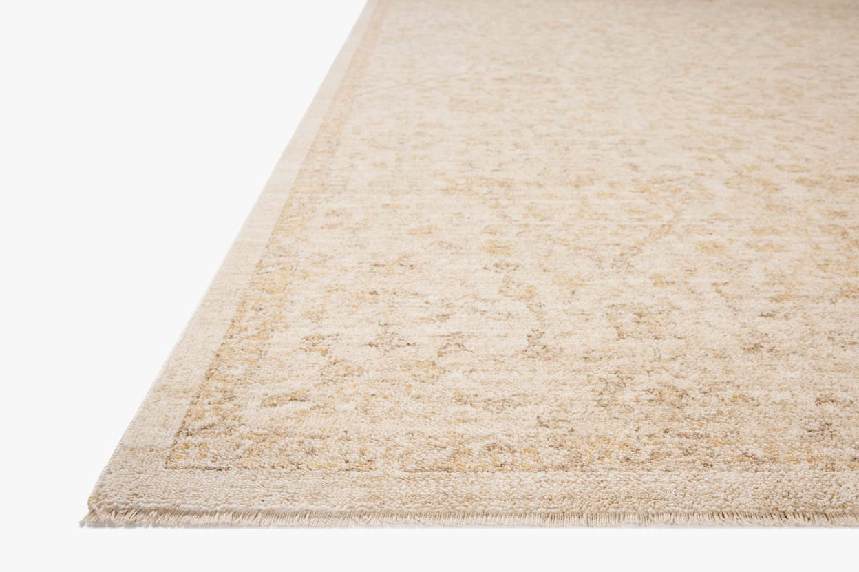 Tapis Chris Loves Julia x Loloi Palma Ivoire / Sable