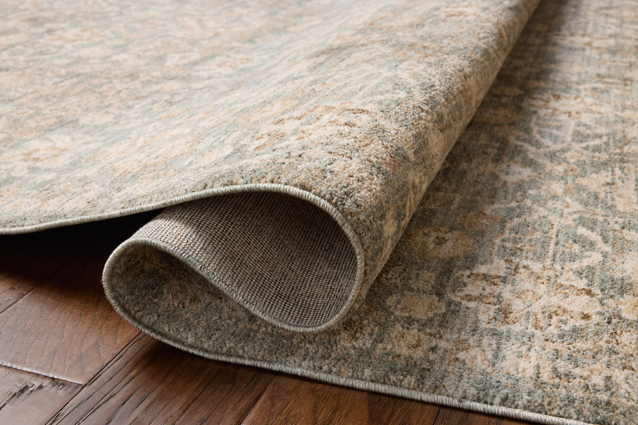 Tapis Chris Loves Julia x Loloi Palma bleu/naturel