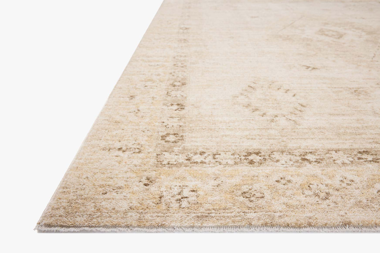 Tapis Chris Loves Julia x Loloi Palma Naturel / Fumé