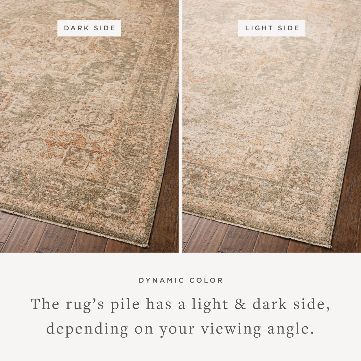 Tapis Chris Loves Julia x Loloi Palma Olive / Épices