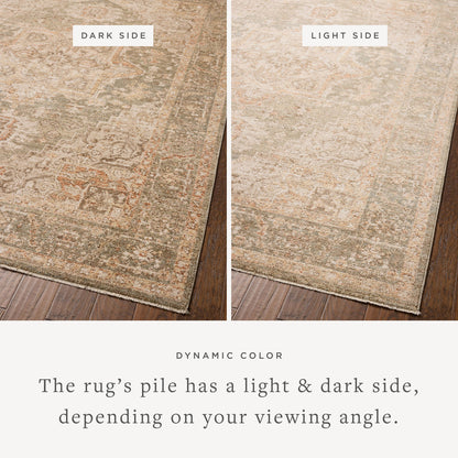 Tapis Chris Loves Julia x Loloi Palma Olive / Épices