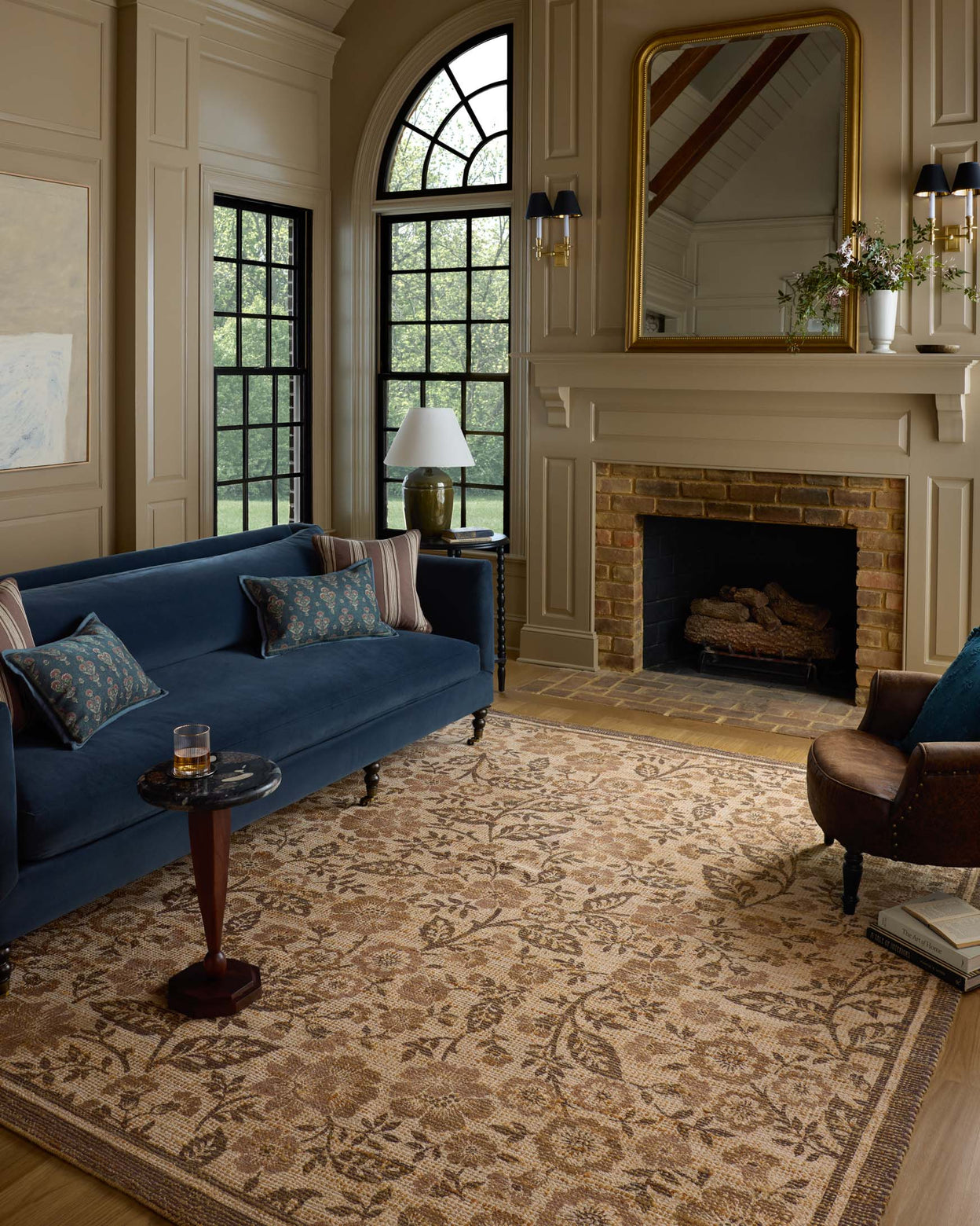 Tapis Chris Loves Julia x Loloi Rue Bark / Moka