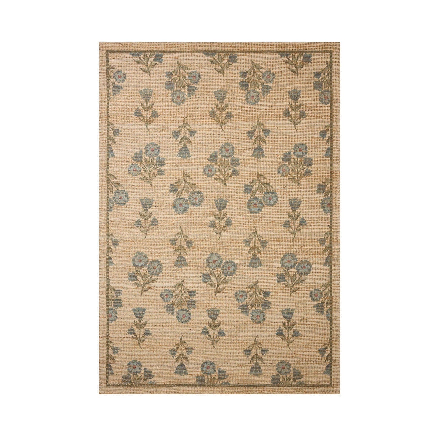 Chris Loves Julia x Loloi Rue Moss / Tapis bleu