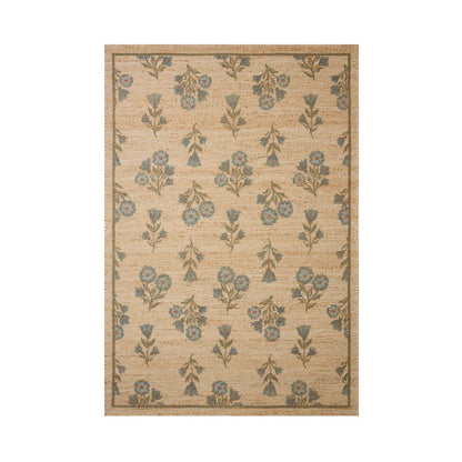 Chris Loves Julia x Loloi Rue Moss / Tapis bleu