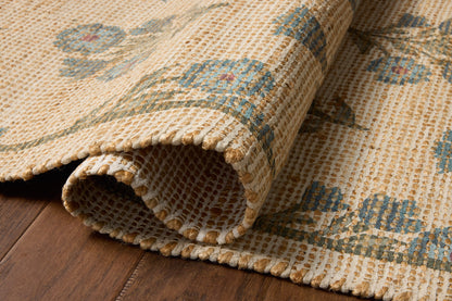 Chris Loves Julia x Loloi Rue Moss / Tapis bleu