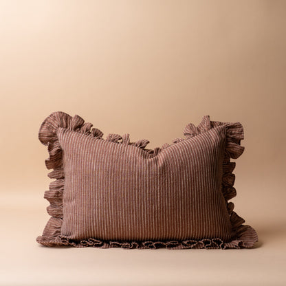 Housse de coussin à volants Cordelia