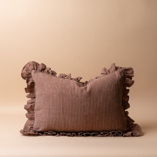 Housse de coussin à volants Cordelia