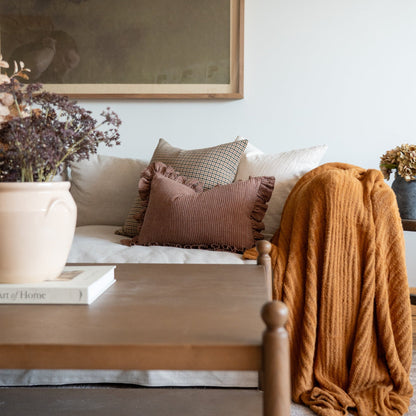 Housse de coussin à volants Cordelia