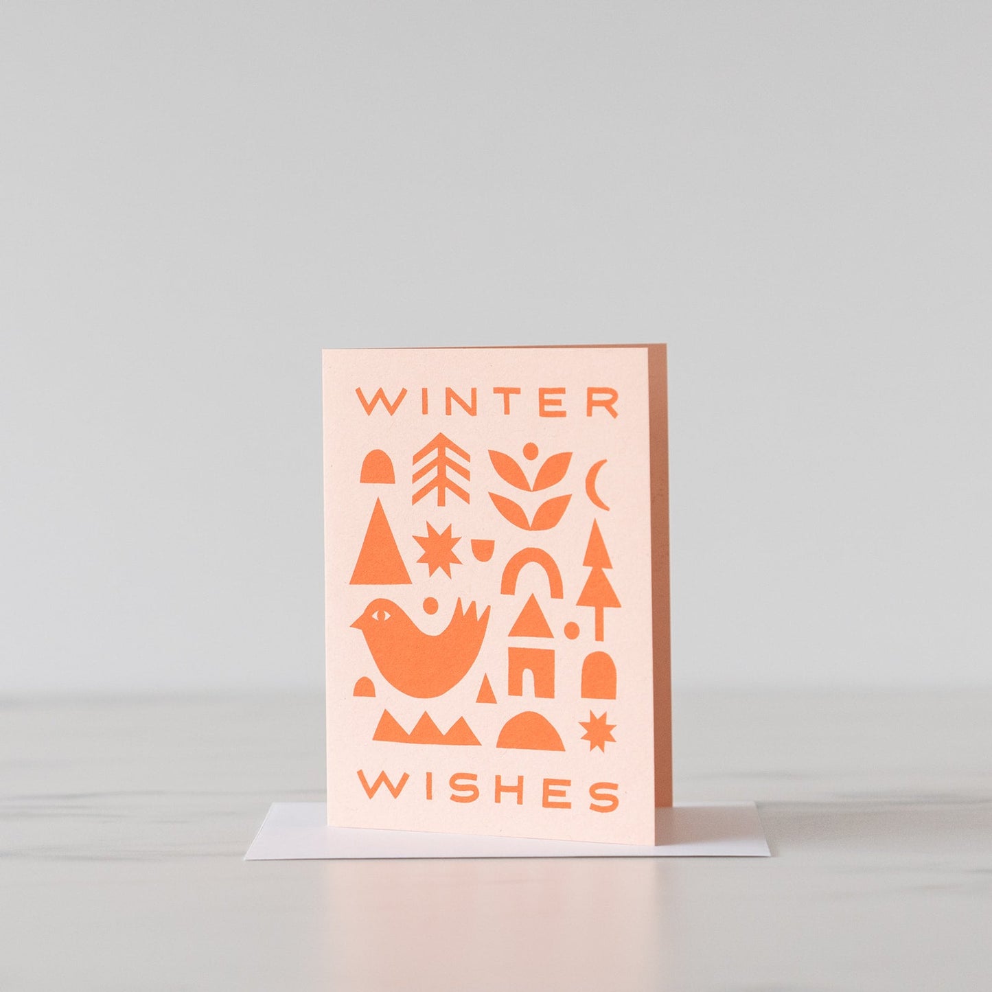 Carte de vœux d'hiver