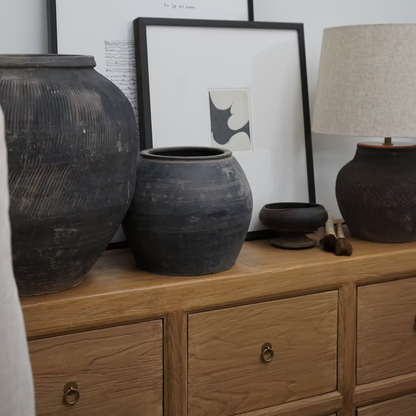 Buffet Reid à 6 tiroirs en bois recyclé