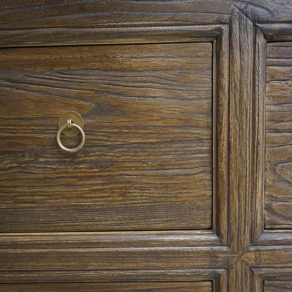 Buffet Reid à 10 tiroirs en bois recyclé