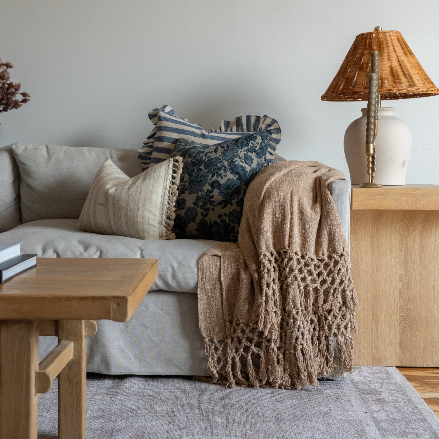 Housse de coussin à volants Harland