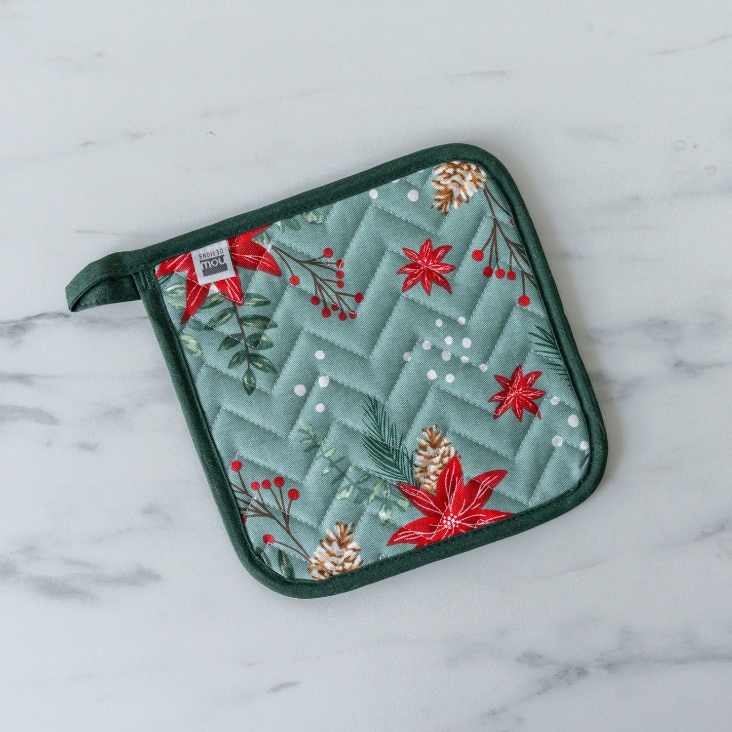 Manique à poinsettia