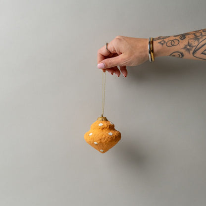 Ornement en papier mâché fait main - Forme à plusieurs couches