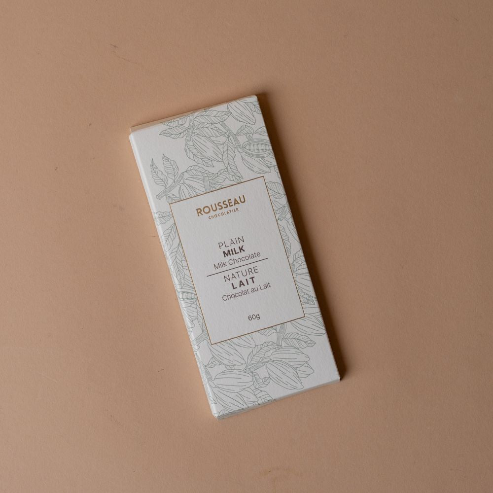 Assortiment de tablettes de chocolat Rousseau Chocolatier