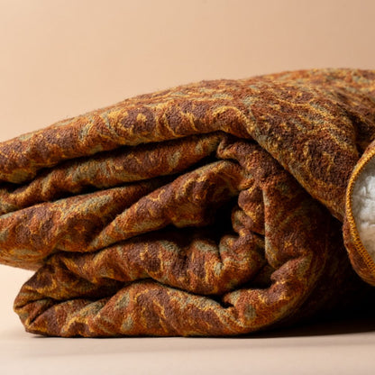 Couverture en sherpa à motifs floraux