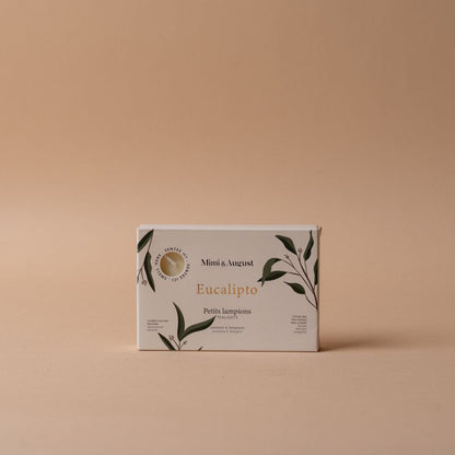Ensemble de bougies chauffe-plat en eucalyptus