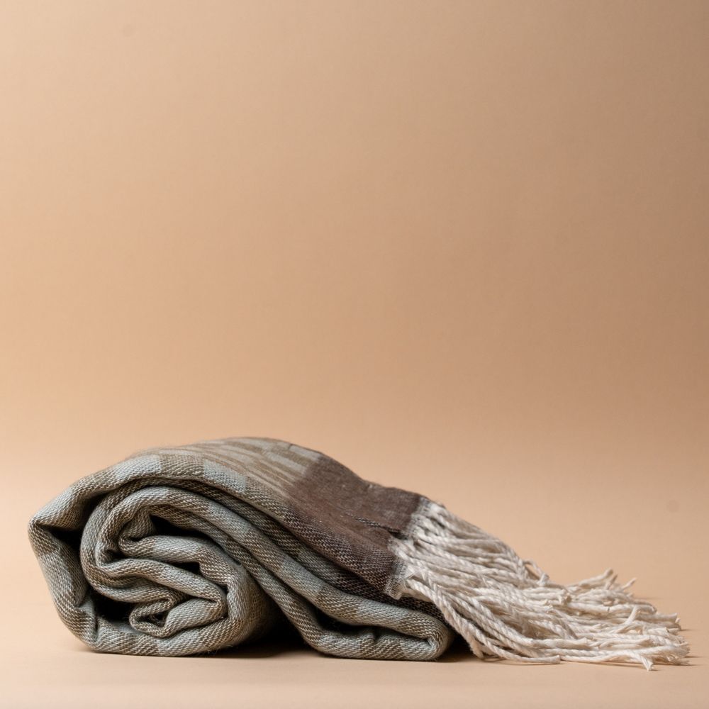 Plaid à carreaux jacquard