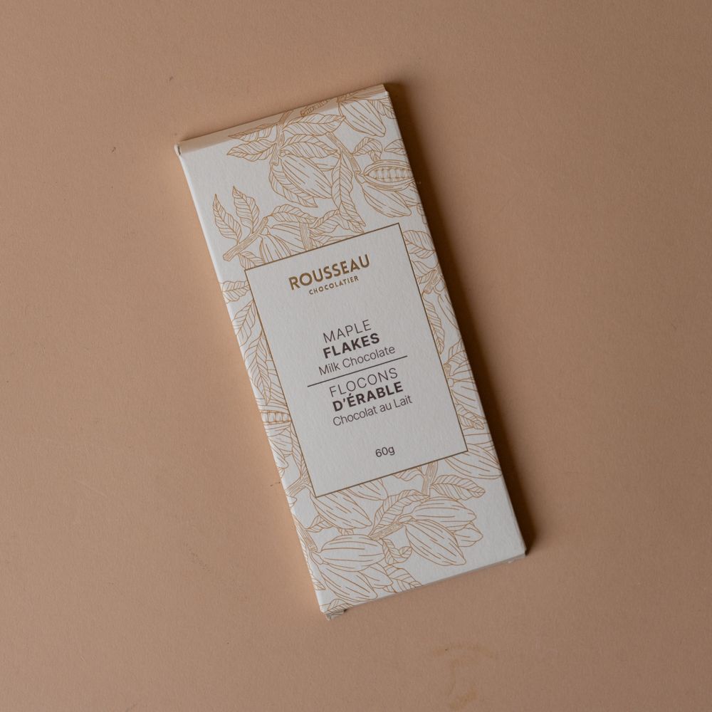 Assortiment de tablettes de chocolat Rousseau Chocolatier