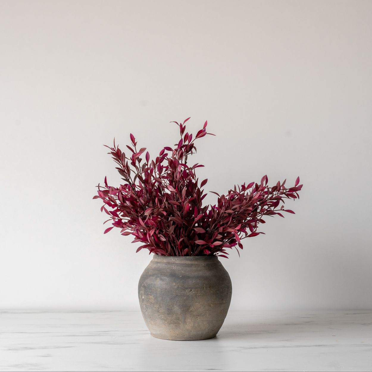 Faux bruyère bordeaux