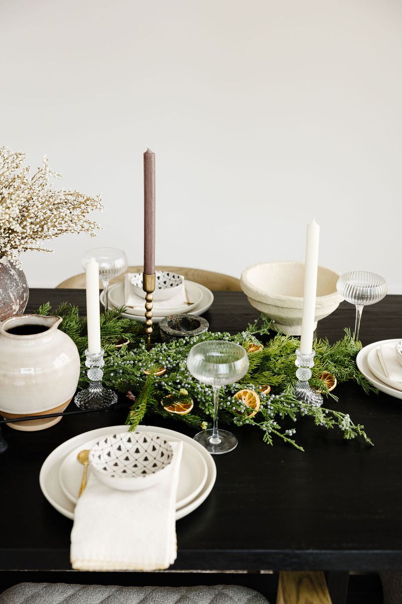 Bol en grès à motif d'arbre